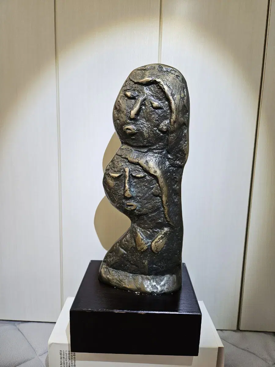 동 브론즈 조각상 작가작품 높이 29.5cm